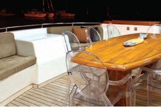 Texas T - aft deck at night